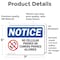 Signmission No Cellular Phones Or Camera Sign With Symbol, 7 in W x Rectangle, Vinyl Decal OS-2PACK-NS-D-57-L-14435 - alternate 5